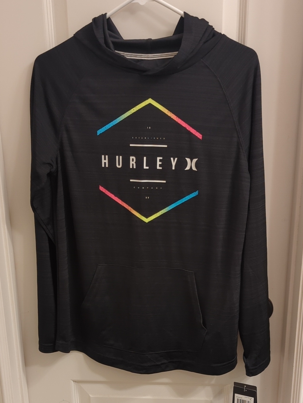 NWT Hurley Long Sleeve Shirt With Hood